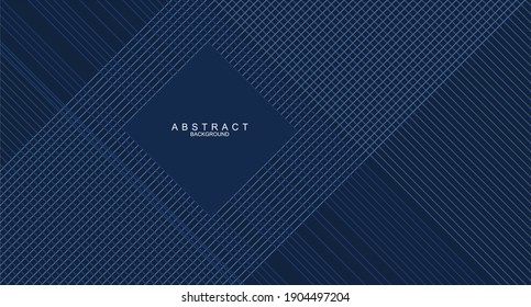 Modern Abstract Presentation Background. Fancy Paper Cut Background. Abstract Decoration, 3d Vector Illustration. Dark Blue Background, Smart Design For Business Advertising. Abstract Vector, Science 