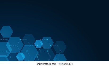 Modern abstract presentation background. Luxury paper cut background. Abstract decoration, bluish shiny pattern, line stripes gradients, 3d Vector illustration. Dark blue background