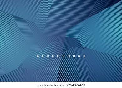 Modern abstract presentation background. Luxury paper, Abstract decoration, blue pattern, wavy stripes. for digital business banner, presentation page, cover, certificate,