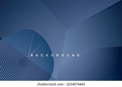 Modern abstract presentation background. Luxury paper, Abstract decoration, blue pattern, wavy stripes. for digital business banner, presentation page, cover, certificate,