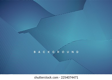 Modern abstract presentation background. Luxury paper, Abstract decoration, blue pattern, wavy stripes. for digital business banner, presentation page, cover, certificate,