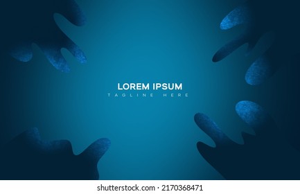 modern abstract presentation background.Abstract decoration, gold pattern, halftone gradient, 3d vector illustration. dark blue background