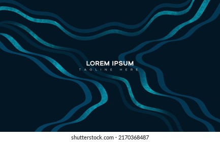 modern abstract presentation background.Abstract decoration, gold pattern, halftone gradient, 3d vector illustration. dark blue background