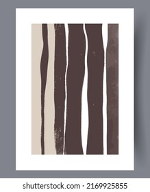 Afiches o pancartas abstractos modernos imprimibles para el diseño interior. Abstraccionismo decoraciones y diseños artísticos en las paredes. Ilustración vectorial. 