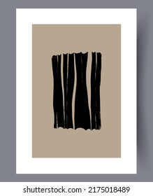 Afiches o pancartas abstractos modernos imprimibles para el diseño interior. Abstraccionismo decoraciones y diseños artísticos en las paredes. Ilustración vectorial. 