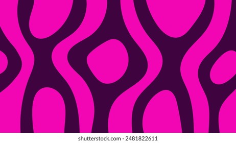 Modern Abstract Purple Background with Flowing Shape Texture. Minimal Bending Social media template. Trendy vibrant phone wallpaper. 1920x1080 ratio. Vector illustration