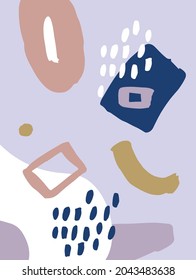 Modern abstract purple background with hand drawn elements for greeting card social media advertising wallpaper
