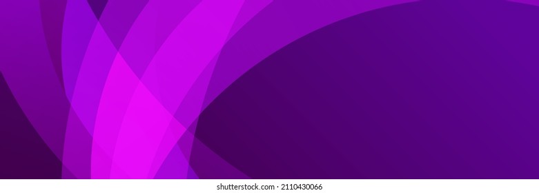Modern abstract purple banner background
