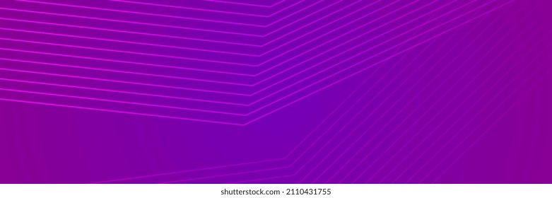 Modern abstract purple banner background