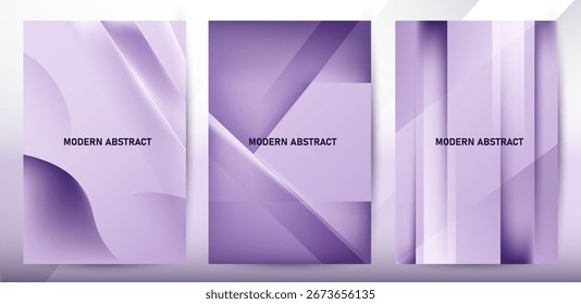 Póster dinámico púrpura Abstractas moderno del diseño de los fondos del gradiente.