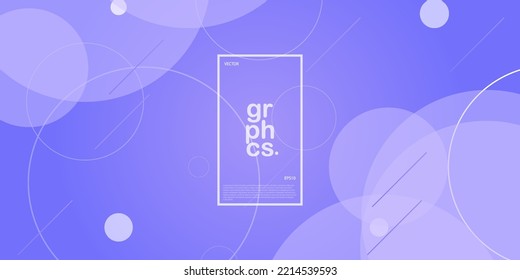 Moderner, abstrakter violetter Farbverlauf-Hintergrund mit einfachem Muster. cooles Design.Eps10 Vektor