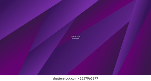 Modern abstract purple gradient illustration on geometric background with simple paper cut pattern. Cool and bright design. Eps10