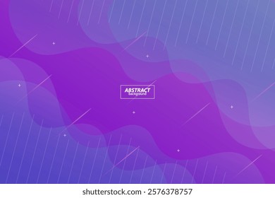 Modern abstract purple gradient wave liquid geometric background with liquid style gradient color. Vector Eps10