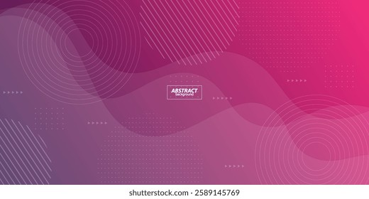 Modern abstract purple gradient wave liquid geometric background with liquid style gradient color. Suitable for banner, flyer, etc. Vector Eps10