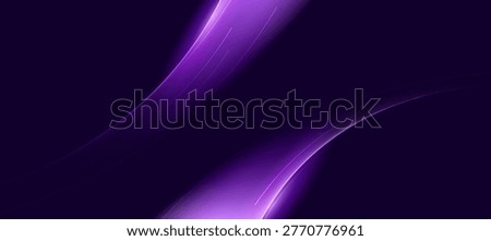 Modern abstract purple motion lines technology background. tech banner for corporate business concept. hi-tech abstract background vector illustration and business or presentation