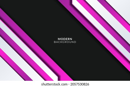 modern abstract purple shape background banner design