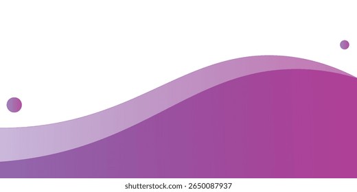 Modern abstract purple wave background with gradient curves and minimal shapes. Ideal for banners, presentations, tech, beauty, or creative design projects