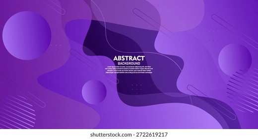 Modern abstract purple wave background with bright colors. Simple background design for banners, brochures, presentations, and business cards. Vector Eps10