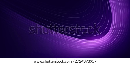 Modern abstract purple wave on dark background, tech banner, corporate business concept, hi-tech abstract background, vector illustration for business or presentation