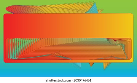 Modern abstract random full color gradation with size 16 : 9. digital art. suitable for presentation, background, wallpaper, brochure, poster and status update on social media