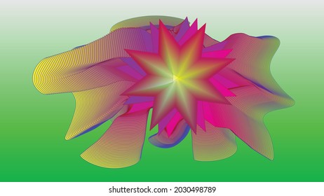 Moderna gradación abstracta a todo color con el tamaño 16: 9. arte digital adecuado para presentación, antecedentes, fondo de pantalla, folleto, afiche y actualización de estado en medios sociales