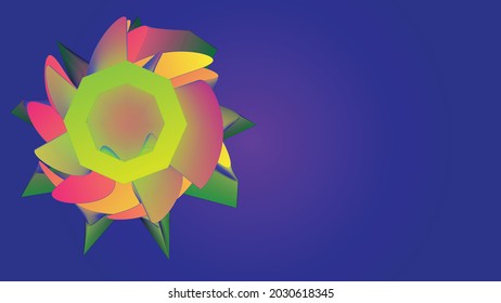 Moderna gradación abstracta a todo color con el tamaño 16: 9. arte digital adecuado para presentación, antecedentes, fondo de pantalla, folleto, afiche y actualización de estado en medios sociales