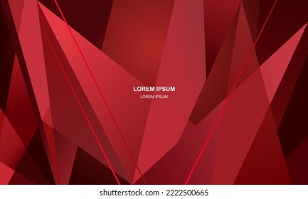 Modern abstract red background design vector illustration for banner template web