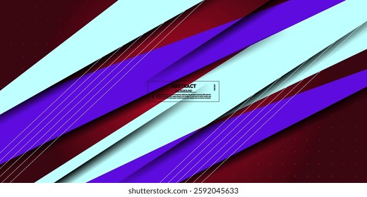 Modern abstract red background with line pattern and square shadow with purple color in the background. Eps10 vector illustration