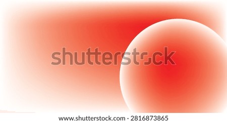 Modern Abstract red gradient background with soft blurred circles, halftone texture, and spacious copy space vector design