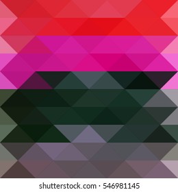 modern abstract red green geometric background, texture mosaic of triangles, vector illustration
