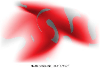 Modern abstract red mesh gradient design with soft transparency and fluid curves, perfect for website backgrounds, product presentations, and digital branding