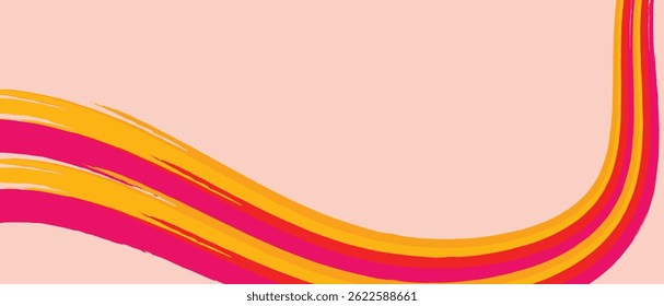 Moderno abstrato vermelho e laranja espiral linear em um fundo escuro. Fitas de onda abstratas em vários tons de fundo azul. Espiral vibrante da fita no plano de fundo neutro com curvas dinâmicas