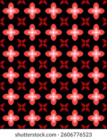 Modern Abstract Red Pattern for Fashion and Home Decor