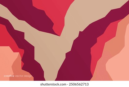 modern abstract red, pink and brown background