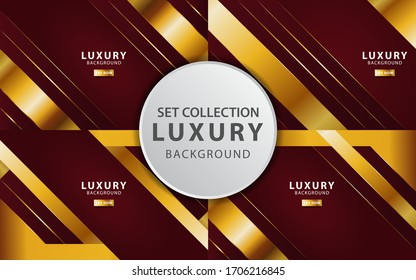 modern abstract red vector background with gold line.Overlap layers with paper effect. digital template. Realistic light effect on textured line background.vector illustration.