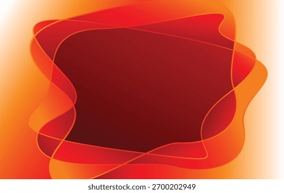 Plantilla de diseño de fondo de onda roja moderna y abstracta