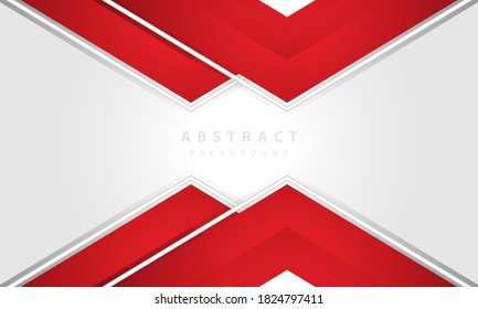 Modern abstract  red and white background vector. Elegant concept design vector