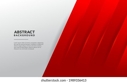 MODERN ABSTRACT RED AND WHITE BACKGROUND