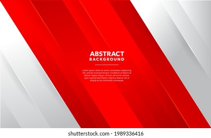 MODERN ABSTRACT RED AND WHITE BACKGROUND