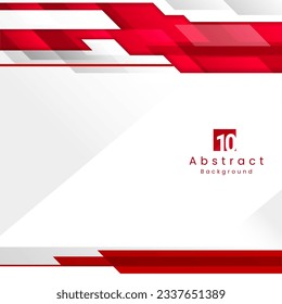 ANTECEDENTES MODERNOS ABSTRACTOS EN ROJO Y BLANCO