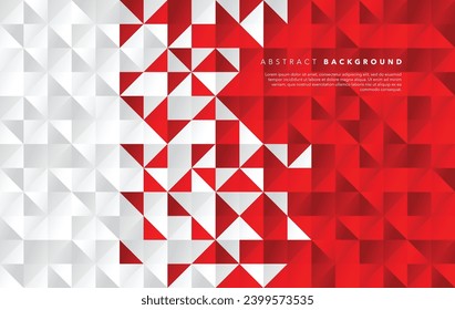 modern abstract red and white background design