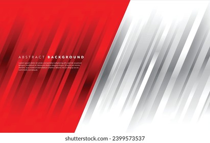 modern abstract red and white background design