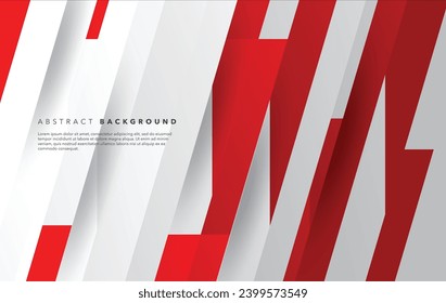 modern abstract red and white background design