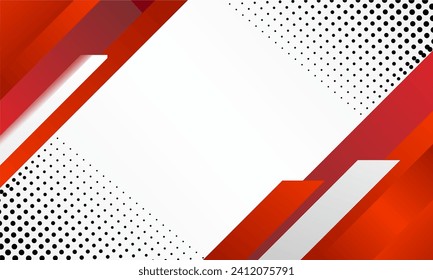 MODERN ABSTRACT RED AND WHITE BACKGROUND 