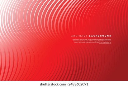 modern abstract red white background design