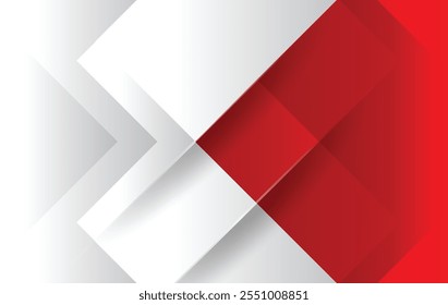 modern abstract red white background design