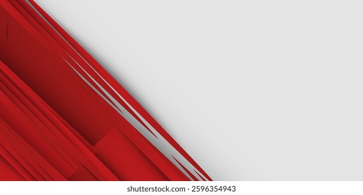 MODERN ABSTRACT RED AND WHITE BACKGROUND MODERN ART 