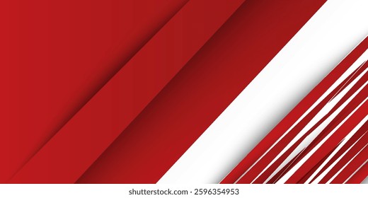 MODERN ABSTRACT RED AND WHITE BACKGROUND MODERN ART 