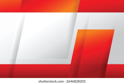 Diseño de fondo blanco rojo abstracto moderno