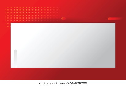 modern abstract red white background design